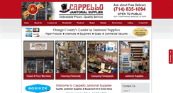Desktop Screenshot of cappellojanitorialsuppliesinc.com